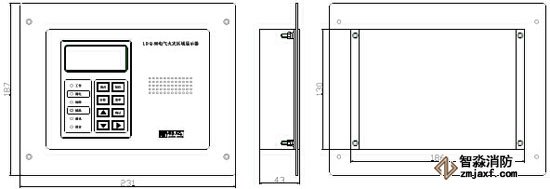 LDQ80電氣火災(zāi)區(qū)域顯示器