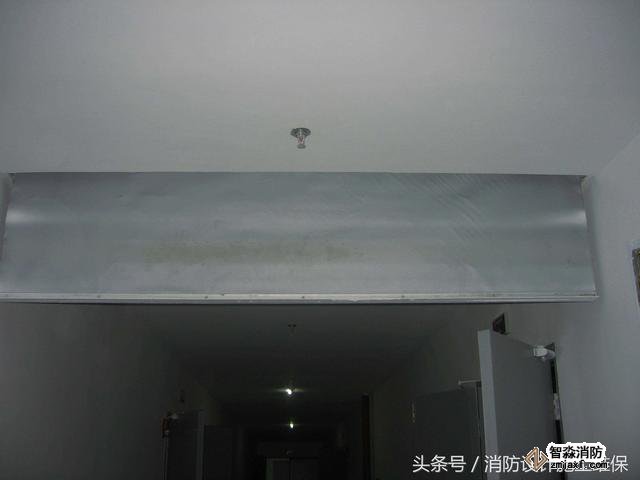 防煙系統(tǒng)之擋煙垂壁，地下汽車庫和商場常見